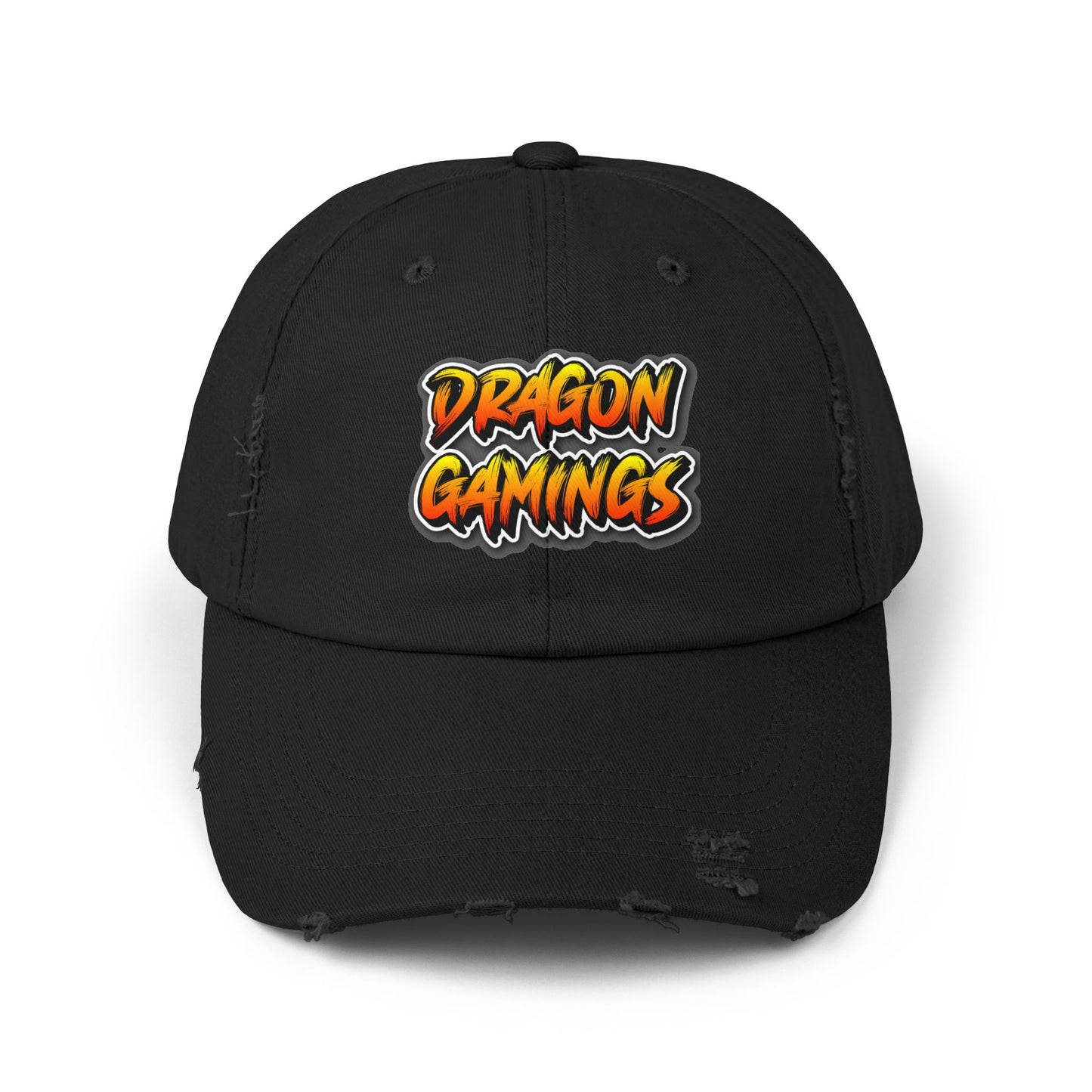 Unisex Distressed Cap - Dragon Bubble Craps Baseball Hat