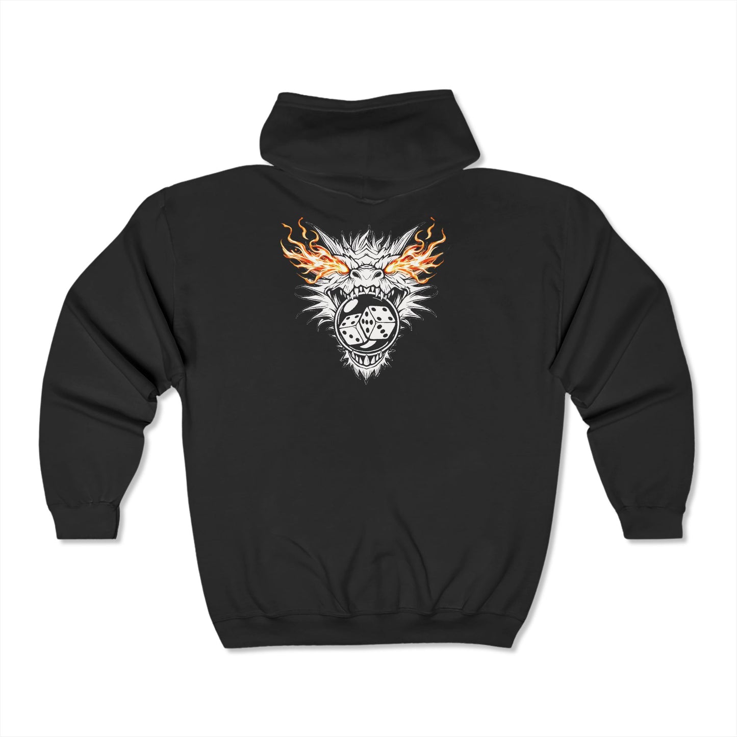 Dragon Bubble Craps(F) Full Zip Hoodie - Trendy Unisex Streetwear