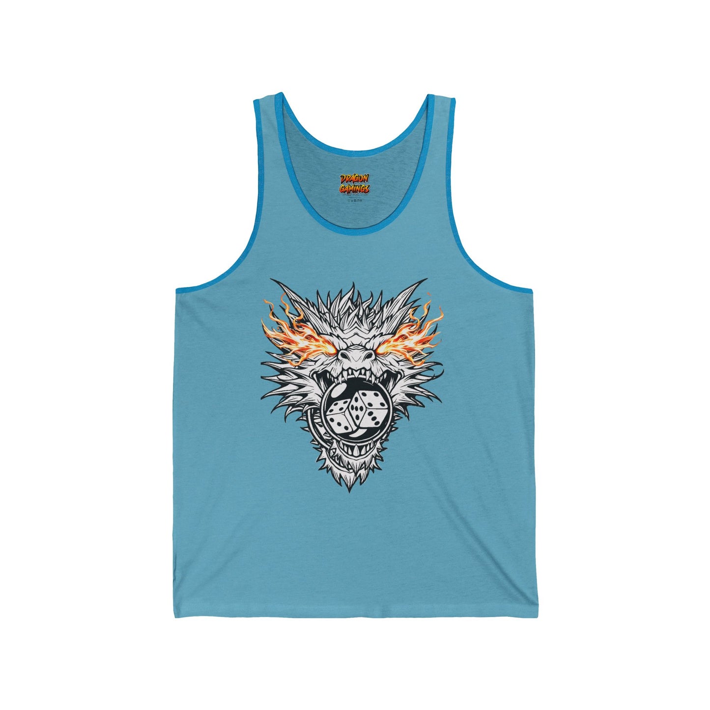 DRAGON BUBBLE CRAPS(F) - Themed Unisex Jersey Tank - Perfect for Summer Celebrations