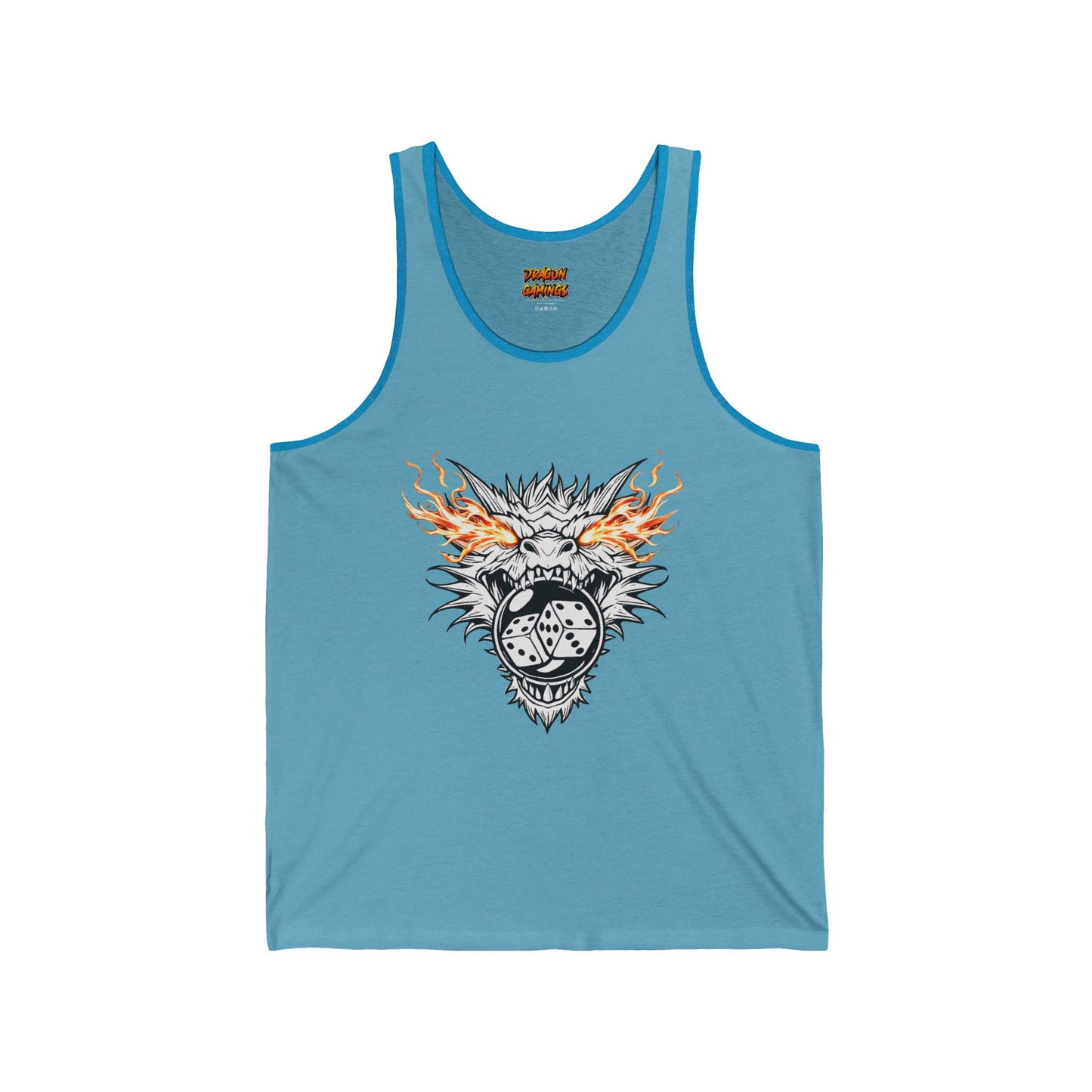DRAGON BUBBLE CRAPS - Themed Unisex Jersey Tank - Perfect for Summer Celebrations