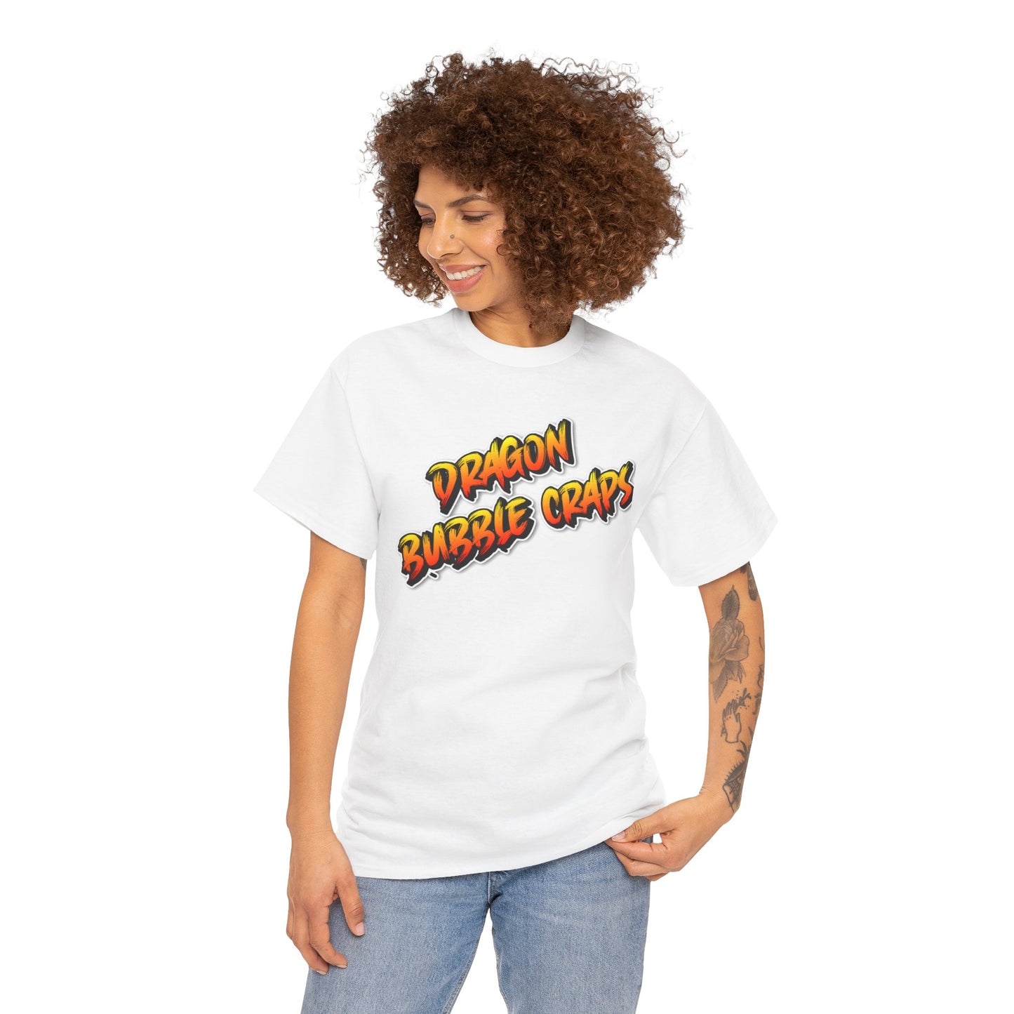 Dragon Bubble Craps Unisex Heavy Cotton Tee - PRINT THE TICKET BIATCH