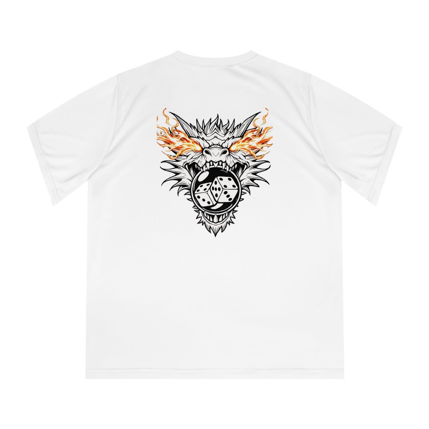 Dragon Bubble Craps(F) Women's Performance V-Neck T-Shirt - Fun & Bold Activewear