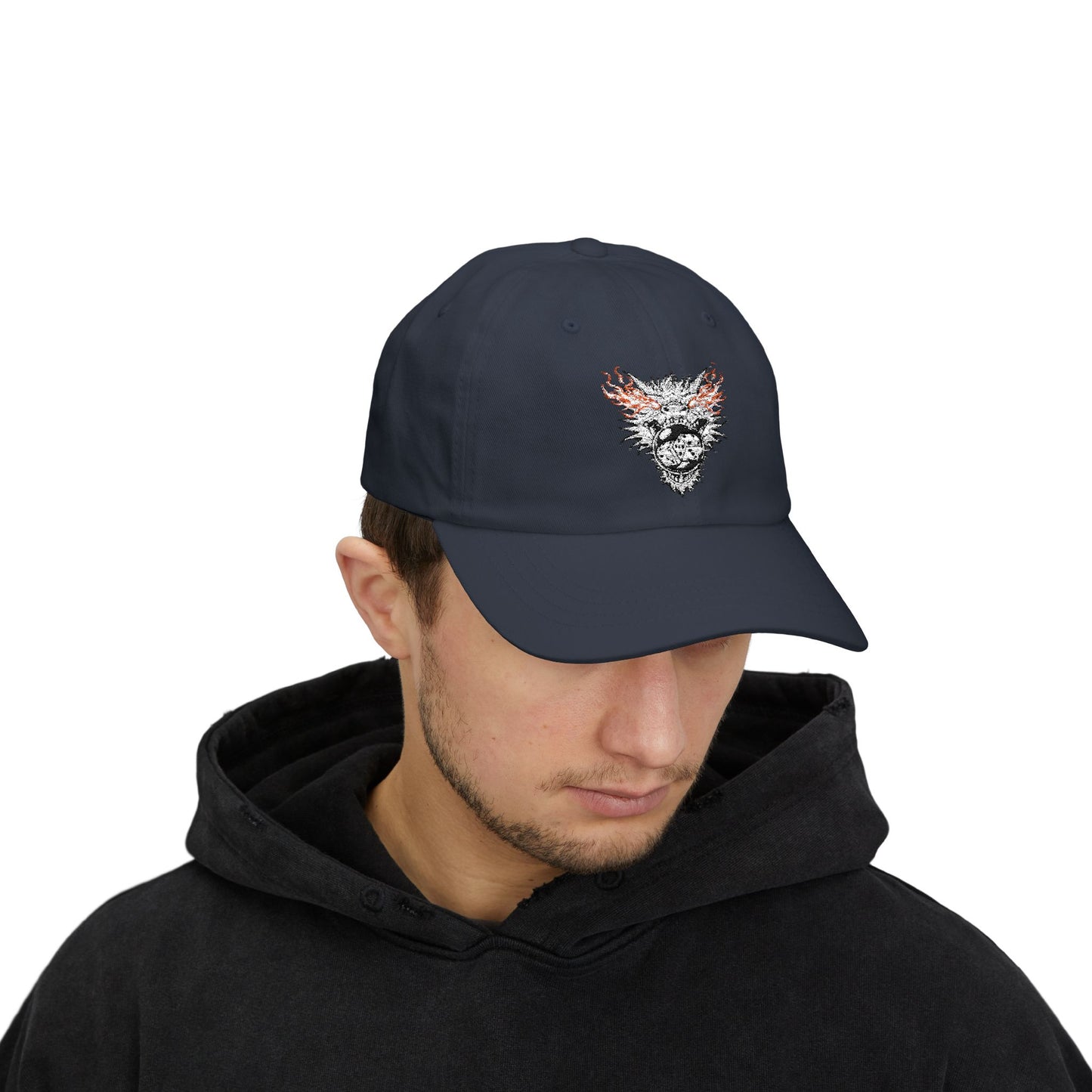Classic Dad Cap with Intricate Dragon Design – Perfect Gift for Dad on Father's Day and Everyday Wear