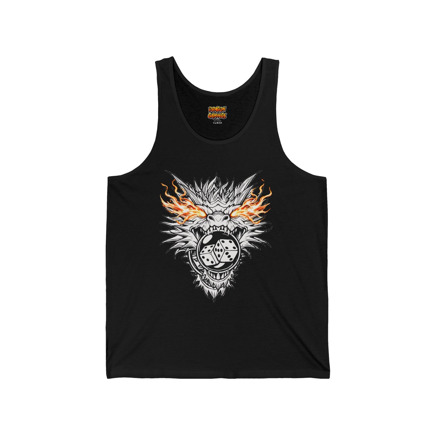 DRAGON BUBBLE CRAPS(F) - Themed Unisex Jersey Tank - Perfect for Summer Celebrations
