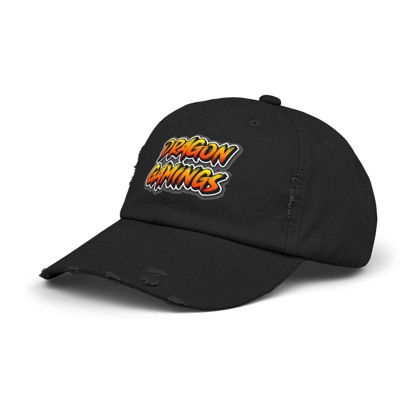 Unisex Distressed Cap - Dragon Bubble Craps Baseball Hat