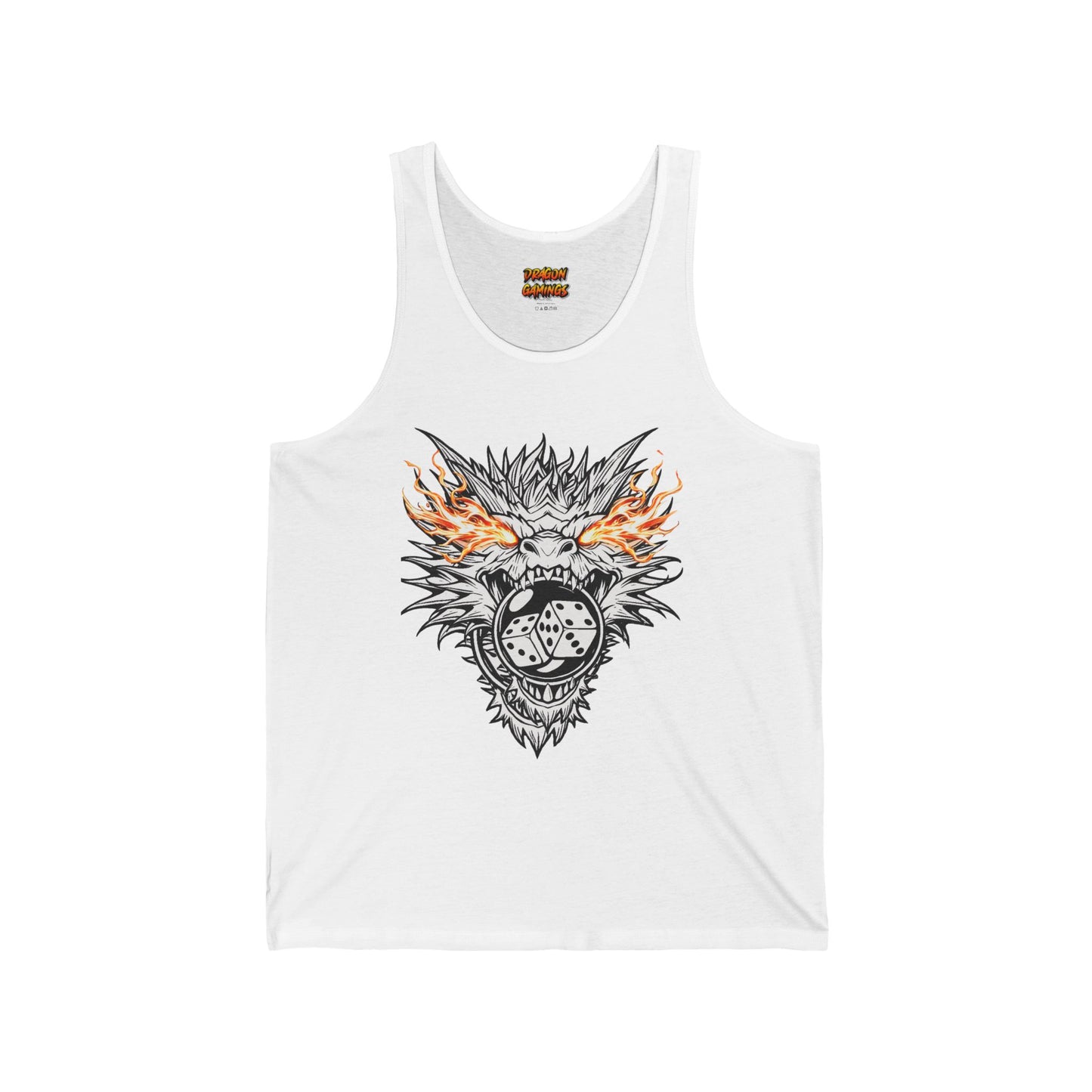 DRAGON BUBBLE CRAPS(F) - Themed Unisex Jersey Tank - Perfect for Summer Celebrations