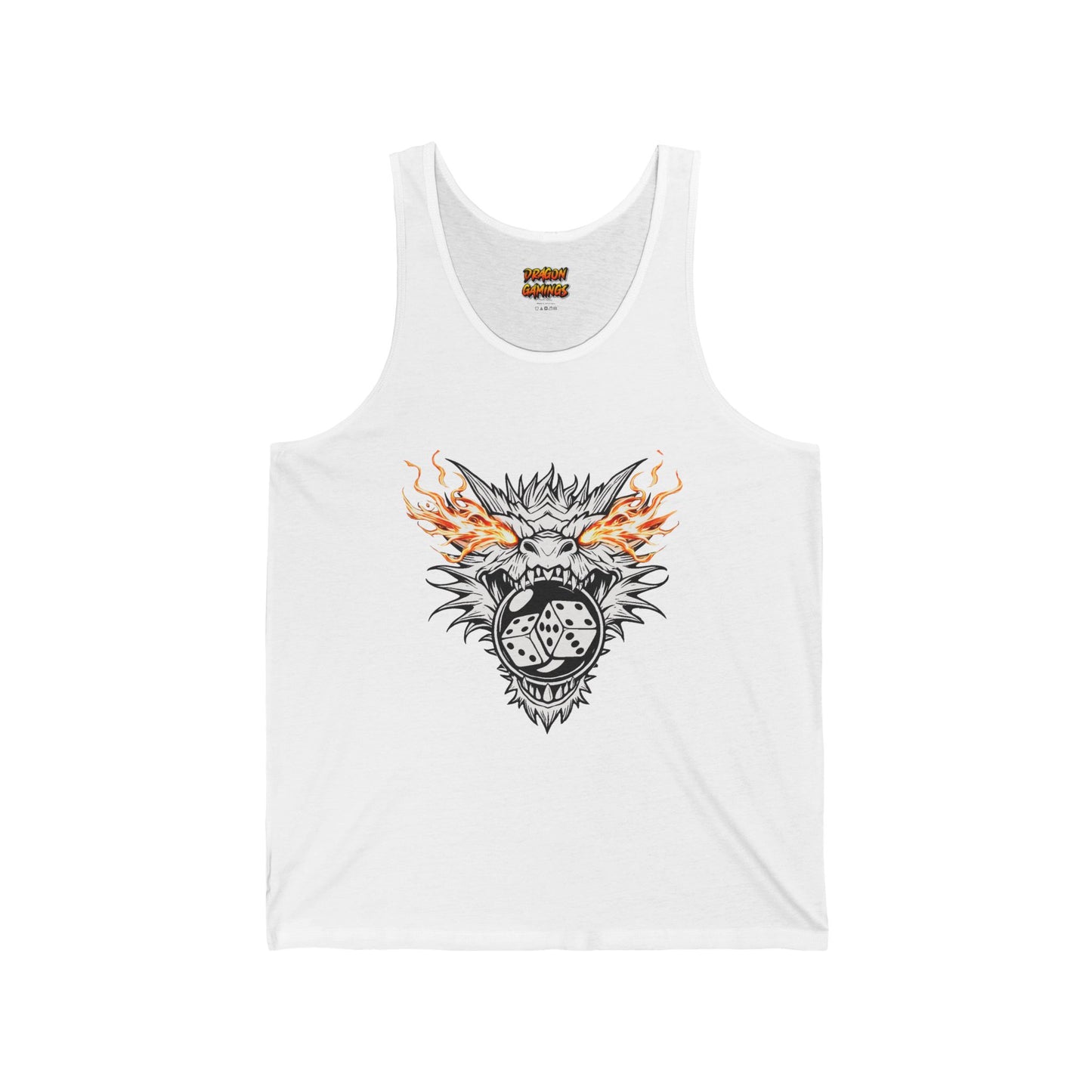 DRAGON BUBBLE CRAPS - Themed Unisex Jersey Tank - Perfect for Summer Celebrations
