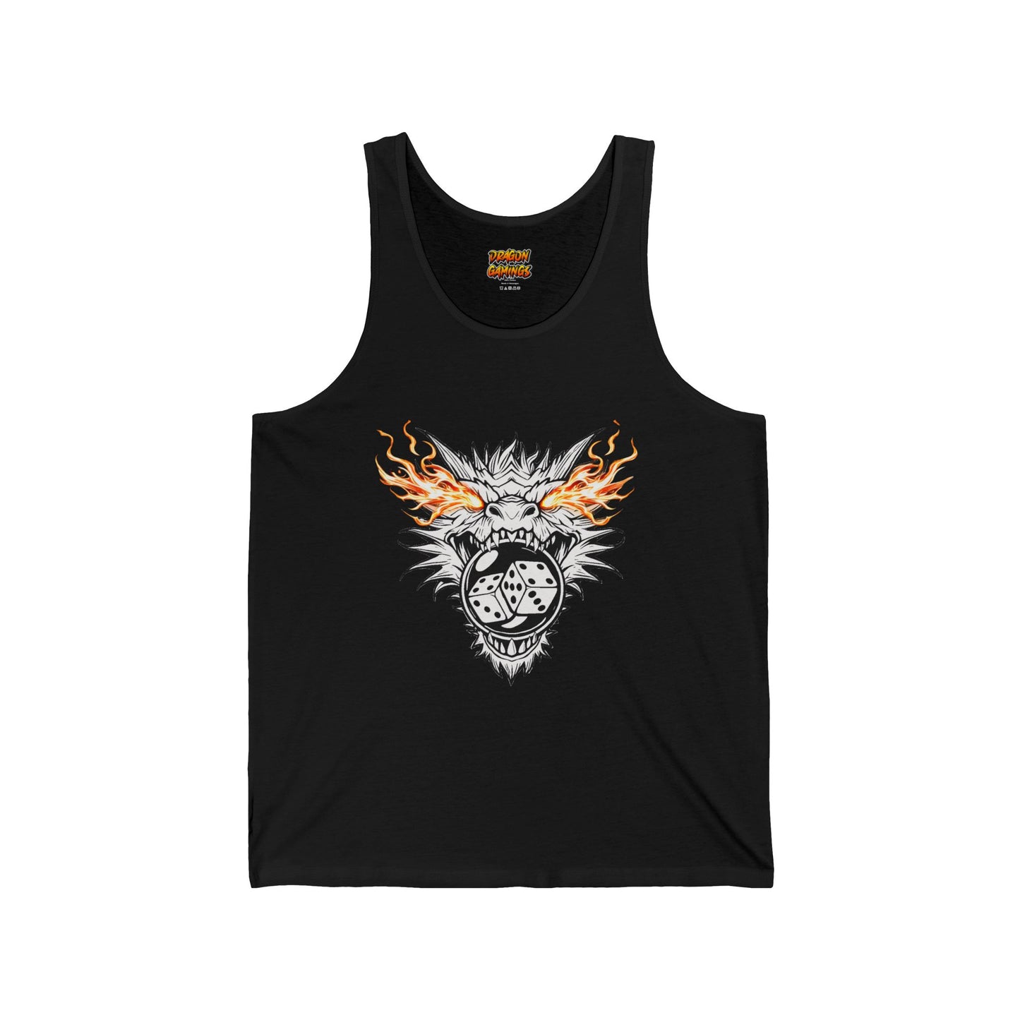 DRAGON BUBBLE CRAPS - Themed Unisex Jersey Tank - Perfect for Summer Celebrations