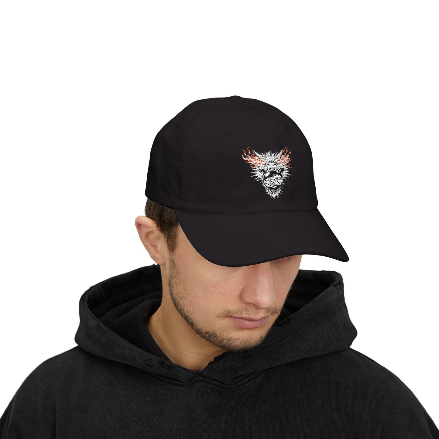 Classic Dad Cap with Intricate Dragon Design – Perfect Gift for Dad on Father's Day and Everyday Wear