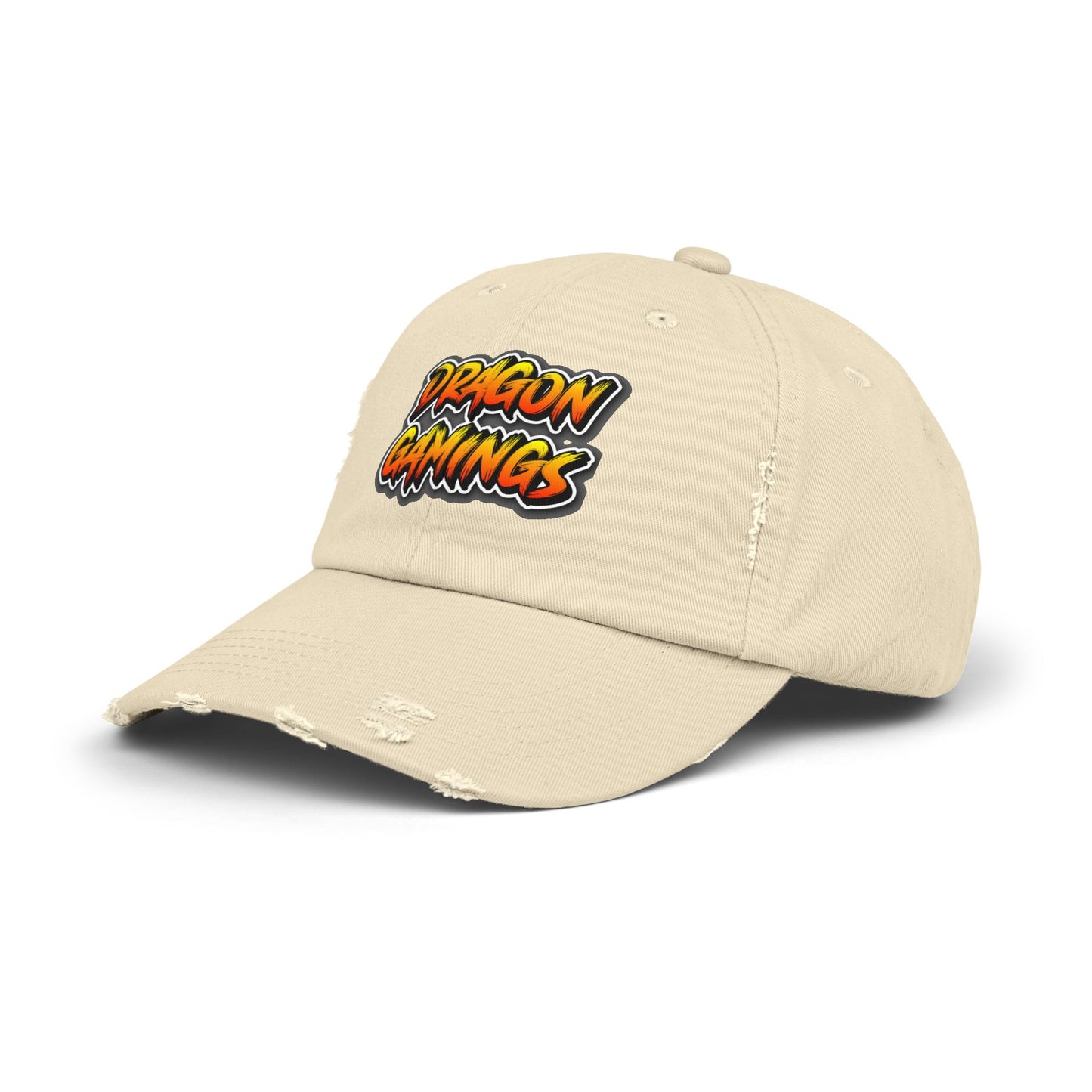 Unisex Distressed Cap - Dragon Bubble Craps Baseball Hat